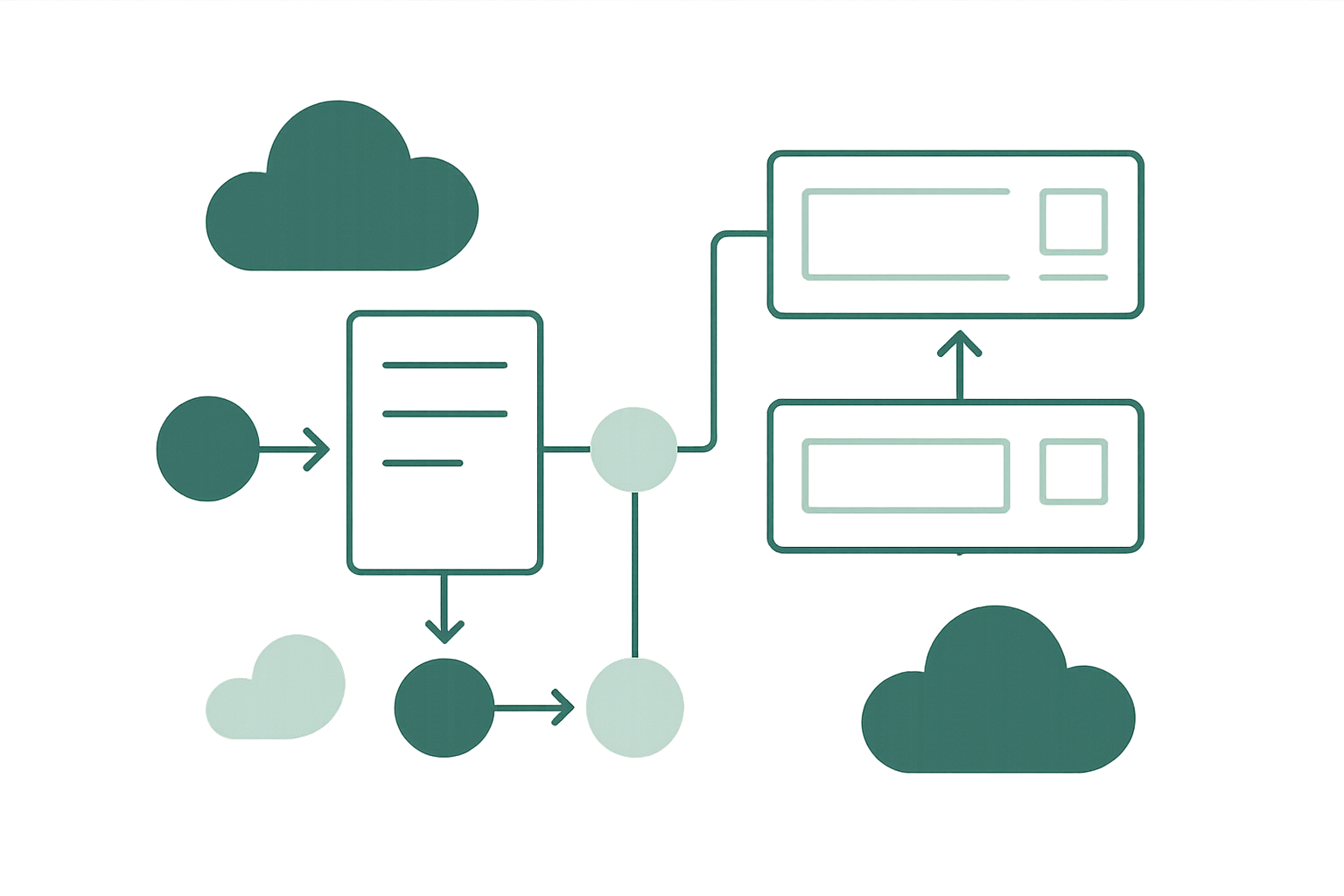 Systeemarchitectuur illustratie